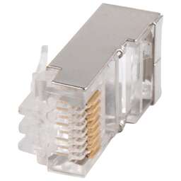 ITK Коннектор Generica (CS3-1C5EF-G) FTP кат.5E RJ45 прозрачный (упак.:1шт)