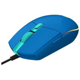 LOGITECH Мышь G102 LightSync синий оптическая 8000dpi USB 6but (910-005810)