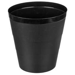 BURO Корзина для бумаг 14л, пластик, круглая, черный