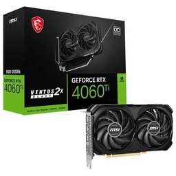 MSI Видеокарта NVIDIA GeForce RTX 4060 RTX 4060 VENTUS 3X 8G 8ГБ Ventus 3X, GDDR6, Ret