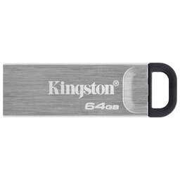 KINGSTON Флеш Диск 64GB DataTraveler Kyson DTKN/64GB USB3.2 серебристый/черный