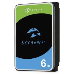 SEAGATE Жесткий диск 3.5" 6TB SkyHawk Surveillance HDD ST6000VX008 SATA 6Gb/s, 5400rpm 256MB, 24x7