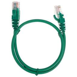 REXANT Патч-корд U/UTP, CAT 5e, RJ45-RJ45, 26AWG, LSZH, зеленый, 0,5м