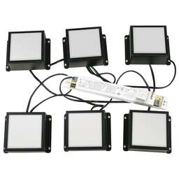 UNIEL ULP-0808 42W/4000К IP40 GRILYATO OPAL BLACK KIT06