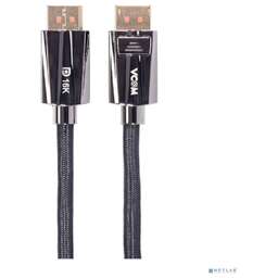 VCOM <CG655-1.5> Кабель соединительный DISPLAY PORT v2.1 80GBps, 8K@60Hz, 1.5m,медь