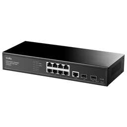 CUDY Коммутатор 8-Port Layer 2 Managed Gigabit Switch with 2 Gigabit SFP Slots 8-Port Layer 2 Managed 10/100/1000M Switch, 8 Gigabit Ethernet ports + 2 Gigabit SFP ports + 1 management port, backplane bandwidth 20Gbps, support dial-up VLAN, 250 meters extension, Layer 2 network management function, support routing, DHCP, VLAN, MAC a