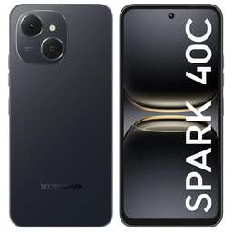 TECNO 6.67" Смартфон Spark 40C 8/256Gb, IPS, 120Гц, 6000мAч, черный
