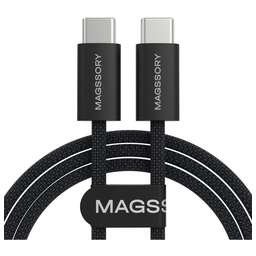 MAGSSORY Кабель CBL002 USB Type-C (m)-USB Type-C (m) 1.5м черный коробка