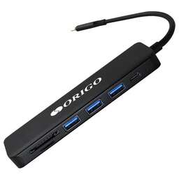ORIGO Разветвитель USB-C OU3340PD 3порт. черный (OU3340PD/B1)