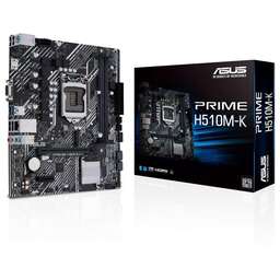 ASUS PRIME H510M-K R2.0 LGA1200 mATX 2xDDR4 PCIEx16 PCIEx1 M.2 HDMI VGA GLAN