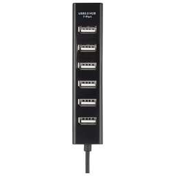 REXANT (18-4107) РАЗВЕТВИТЕЛЬ USB НА 7 ПОРТОВ, ЧЕРНЫЙ