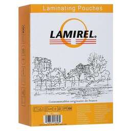 FELLOWES Пленка для ламинирования Lamirel, 125мкм, 105х75 мм, 100шт., глянцевая, A7