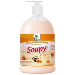 CLEAN&GREEN CG8113 Soapy молоко и мёд увлажняющее с дозатором 1000 мл.