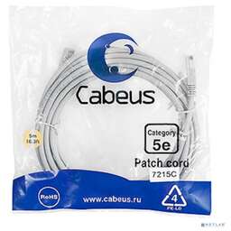 Cabeus PC-UTP-RJ45-CAT.5E-5M