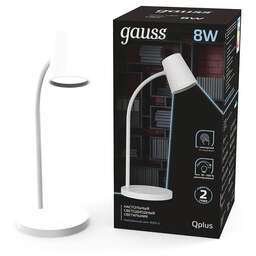 GAUSS Светильник GTL603 (GT6031) настольный на подставке белый 8Вт