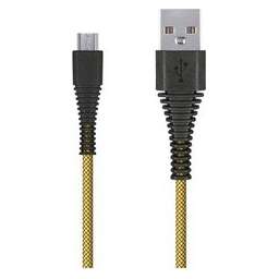 SMARTBUY (iK-10n-2 yellow) USB - micro USB, "карбон"- 1.0 м, желтый