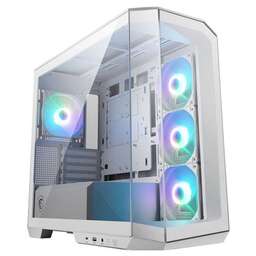MSI Корпус MAG Pano M100R PZ белый без БП mATX 3x120mm 4x140mm 1xUSB3.1 audio CardReader AirDuct bott PSU