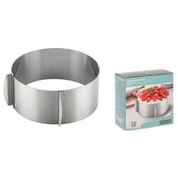 MALLONY Форма для выпечки раздвижная (кулинарное кольцо) TORTA, диам. 16-30 см (108344)