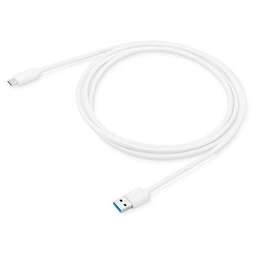 BURO Кабель USB Type-C (m) - USB (m), 3м, 3A, белый [bu-usb3.2-ac-3mw]