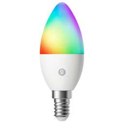 ЯНДЕКС Умная лампа Yandex YNDX-00557 E14 6Вт 520lm Wi-Fi (упак.:1шт)