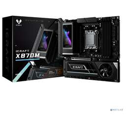 MAXSUN MS-iCraft X870M (Socket AM5, mATX, 4*DDR5(192Gb), DP/HDMI, 2*SATA3, 3*M.2, 1*PCIEx16, 2* Type-C, 2*USB 2.0, 6*USB 3.2, LAN 1*5G, SPDIF, WiFi7, RTL)