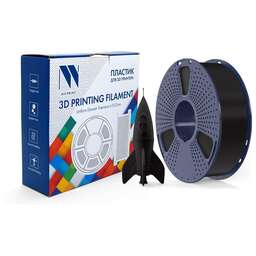 NV PRINT Филамент NVPRINT PLA High Speed Black для 3D печати диаметр 1.75мм длина 330 метров масса 1 кг