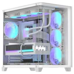 FORMULA Корпус ATX Crystal U2, Midi-Tower, без БП, белый [crystal u2 w]