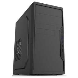 FOXLINE Корпус mATX FL-733-FZ450R, Mini-Tower, 450Вт, черный