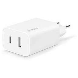 TTEC Сетевое зарядное устройство SmartCharger Duo PD 40W Travel Charger USB-C + USB-C. Цвет: белый