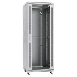CABEUS Шкаф коммутационный SH-05C-32U60/60 напольный, стеклянная передняя дверь, 32U, 600x1610x600 мм