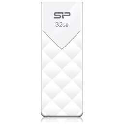 SILICON POWER Флеш Диск 32GB Blaze B03 SP032GBUF3B03V1W USB3.1 белый