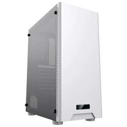 FORMULA Корпус ATX CL-3301W TG, Midi-Tower, без БП, белый