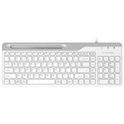 A4TECH Клавиатура Fstyler FK25, USB, белый серый [fk25 white]