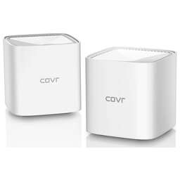 D-LINK Бесшовный Mesh роутер COVR-1102, Wi-Fi 5, AC1200, 2.4/5ГГц, 1 LAN, белый
