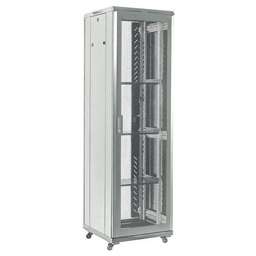 REXANT Шкаф серверный (04-4268-231) напольный 42U 600x800мм пер.дв.перфор. серый металл