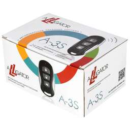 ALLIGATOR Автосигнализация A-3s без обратной связи брелок без ЖК дисплея