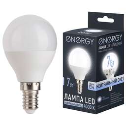 ENERGY LED G45-7-E14-4000 (109316)