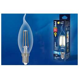 UNIEL (UL-00005170) LED-CW35-11W/3000K/E14/CL PLS02WH