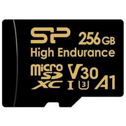 SILICON POWER Флеш карта microSDXC 256GB SP256GBSTXDV3V1HSP High Endurance V30 A1 + adapter