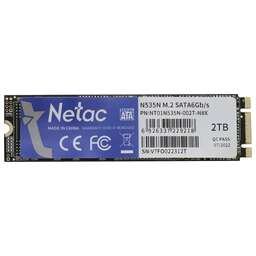 NETAC Накопитель SSD SATA-III 2TB NT01N535N-002T-N8X N535N M.2 2280