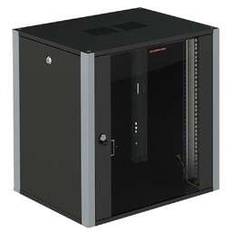 SYSMATRIX Шкаф коммутационный WP 6312.910 настенный, стеклянная передняя дверь, 12U, 600x585x350 мм