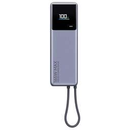 XIAOMI Мобильный аккумулятор BHR9361GL 10000mAh QC/PD 165W 6A USB-C серый