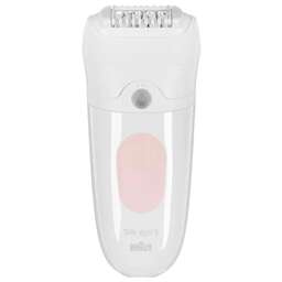 BRAUN Эпилятор SE5-050 скор.:2 насад.:4 от электр.сети от аккум. белый/розовый