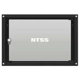 NTSS Шкаф коммутационный Lime -WL6U5535GS-BL настенный, стеклянная передняя дверь, 6U, 550x370x350 мм