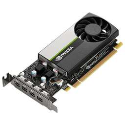 PNY Видеокарта PCI-E T1000 NVIDIA T1000 8Gb 128bit GDDR6 1065/10000 mDPx4 HDCP Bulk low profile