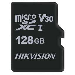 HIKVISION Карта памяти microSDXC UHS-I U1 128 ГБ, 92 МБ/с, Class 10, HS-TF-C1(STD)/128G/Adapter, 1 шт., переходник SD