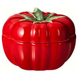 LEFARD ГОРШОЧЕК ДЛЯ ЗАПЕКАНИЯ "TOMATO" С КРЫШКОЙ 900 МЛ 536-300