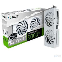 PALIT NVIDIA GeForce RTX 5060 Ti White OC 8Gb (NE7506TU19P1-GB2062M)