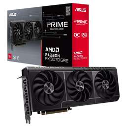 ASUS Видеокарта RX9070GRE PRIME OC 12GB GDDR6 192bit 3xDP HDMI 3FAN RTL (PRIME-RX9070GRE-O12G)