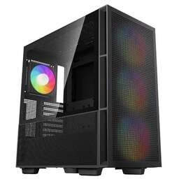 DEEPCOOL Корпус CH560 черный без БП ATX 8x120mm 3x140mm 1xUSB3.0 audio bott PSU